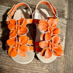 L'Amour Georgia Orange Blossom Sandals 10